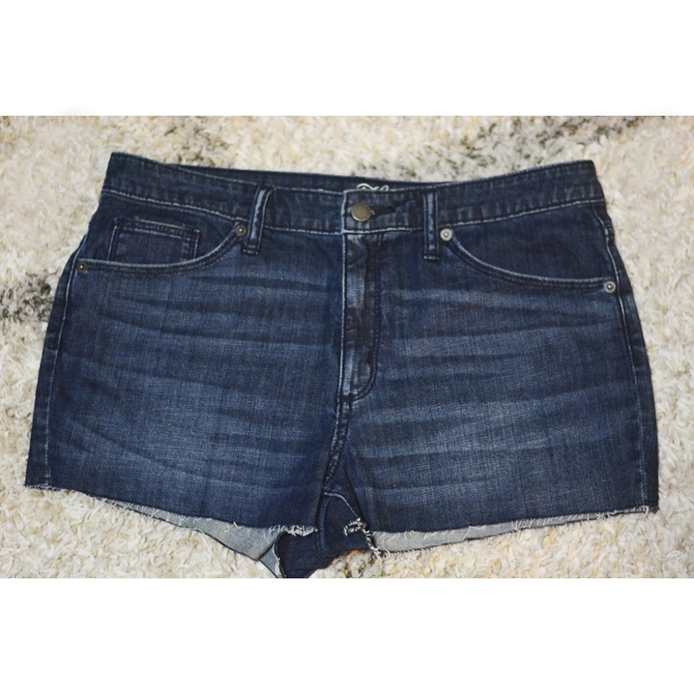 High Waist Cut-off Jean Shorts Size 12